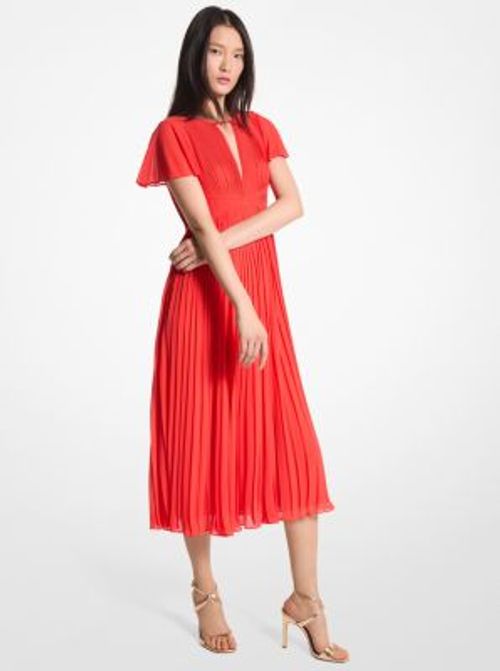 MK Pleated Georgette Midi...