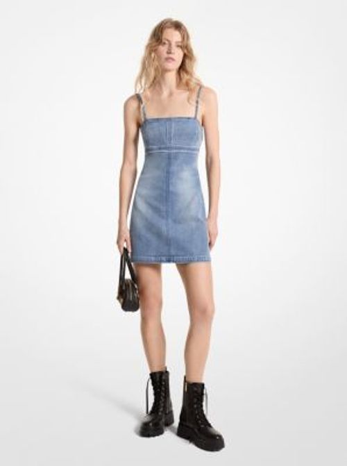 MK Stretch Denim Mini Dress -...