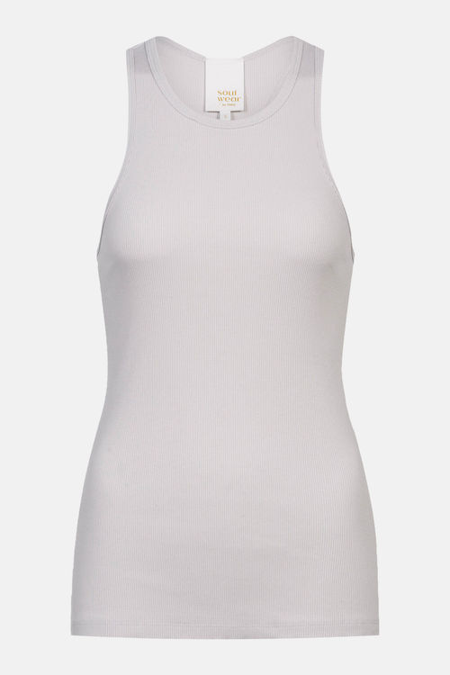 Top Serie Ribbed Mineral Grey