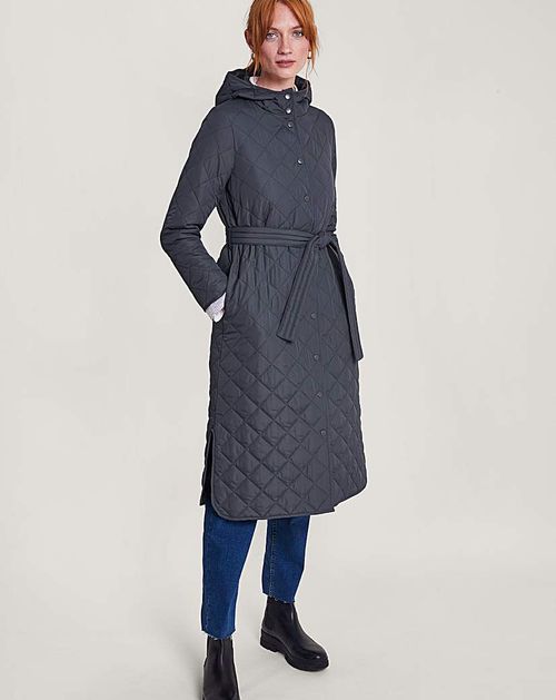 Monsoon Quinn Quilted Hooded...