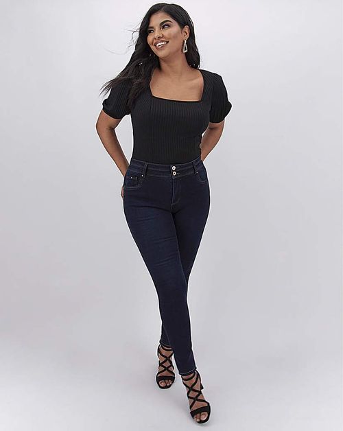 Black Seam Sculpt Skinny Jean