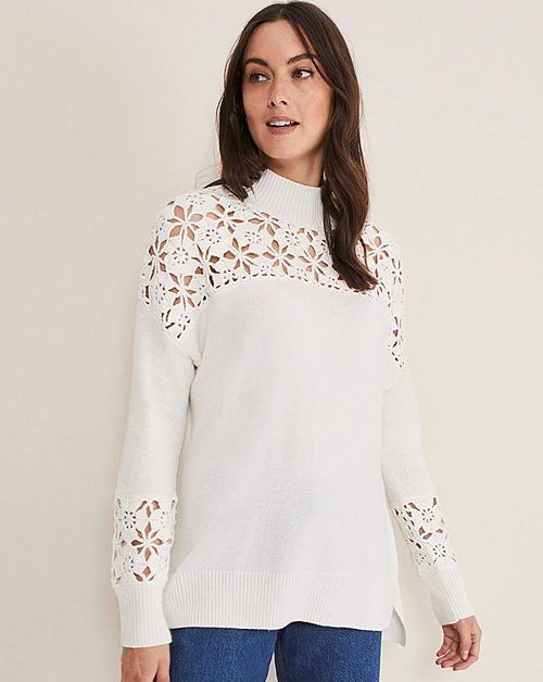 Phase Eight Adley Crochet Knit