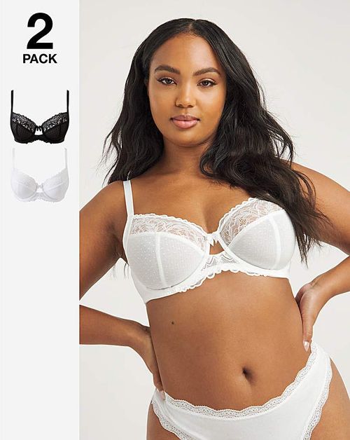 2 Pack Laura Full Cup Bras