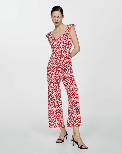 Mango Trinidad Floral Jumpsuit