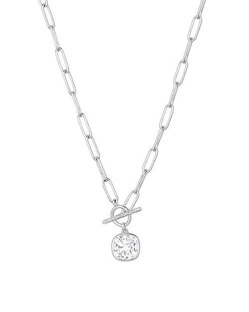 Simply Silver CZ Pendant...