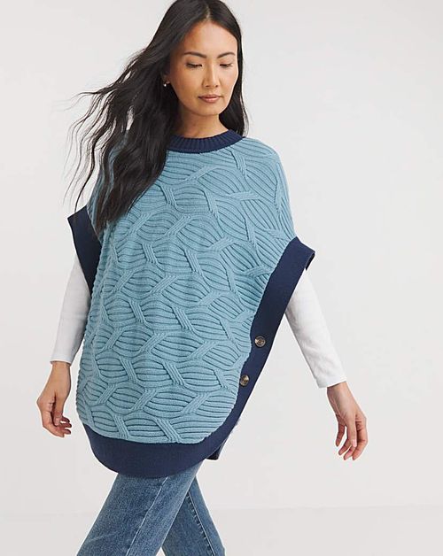 Julipa Textured Poncho