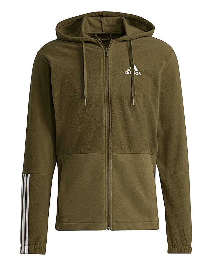 adidas 3 Stripe Zip Hoodie 29.75 Bullring
