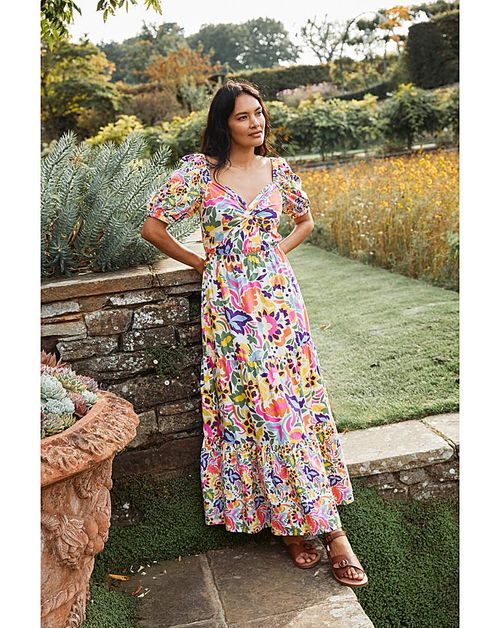 FatFace Rio Art Floral Midi...