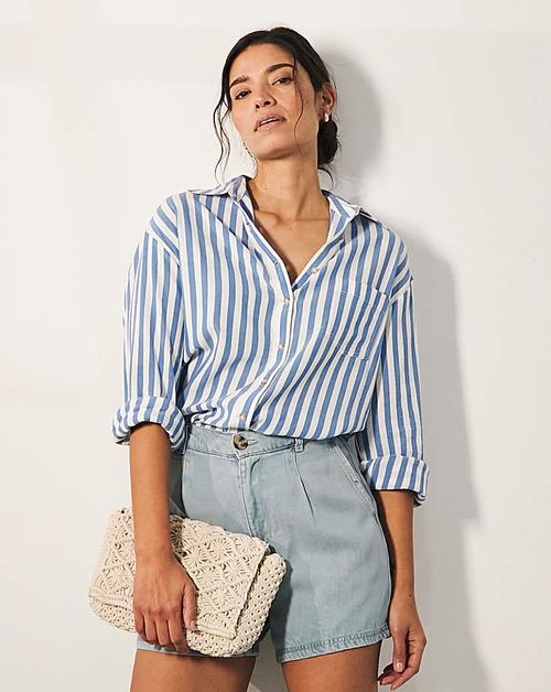 Stripe Oversized Shirt