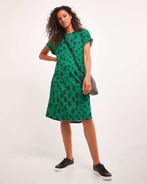 Soft Touch Jersey A-Line Dress