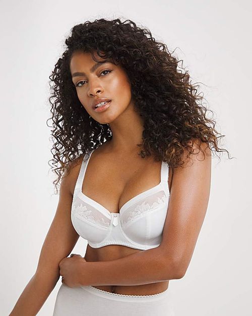 Fantasie Illusion Underwired Side Support Bra - White – Big Girls