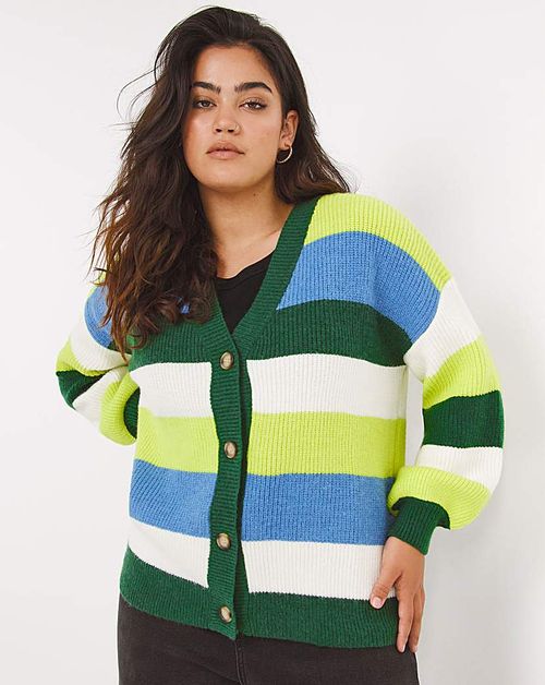 Lovedrobe Striped Cardigan