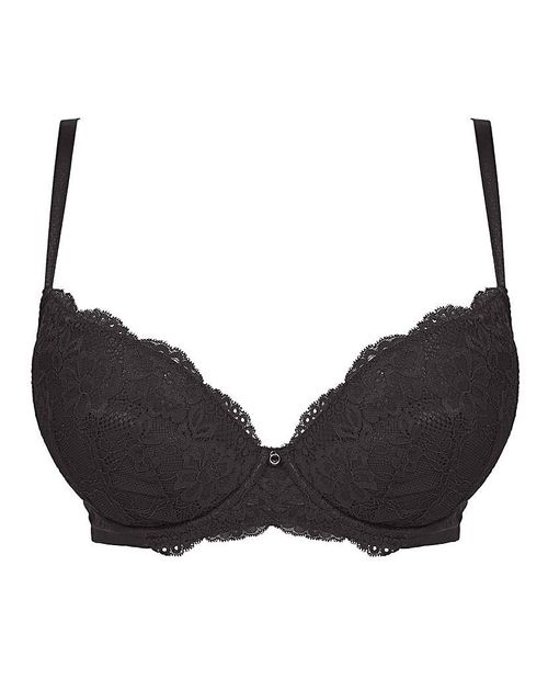 Black Ann Summers Sexy Lace Balcony Bra