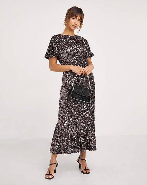 Joanna Hope Sequin Maxi Dress