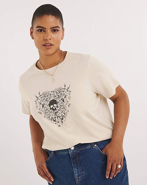 Stone Skull Slogan Tee