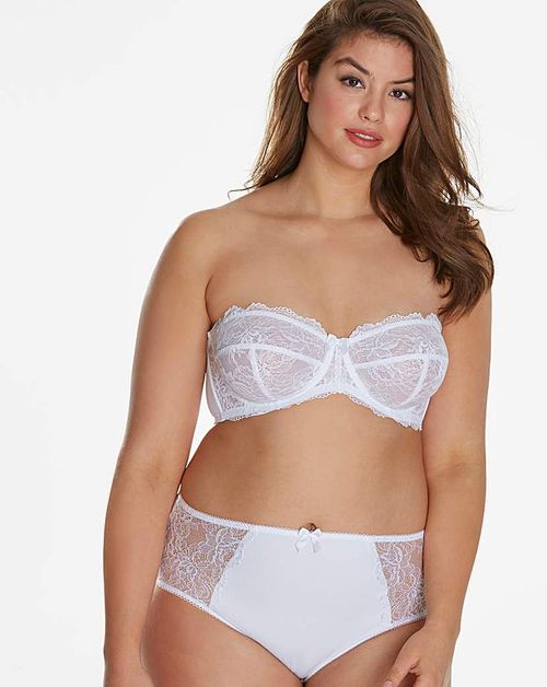 Ella Lace White Multiway Bra