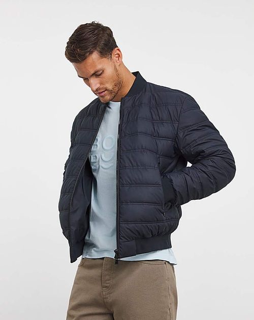 BOSS Dark Blue Padded Jacket