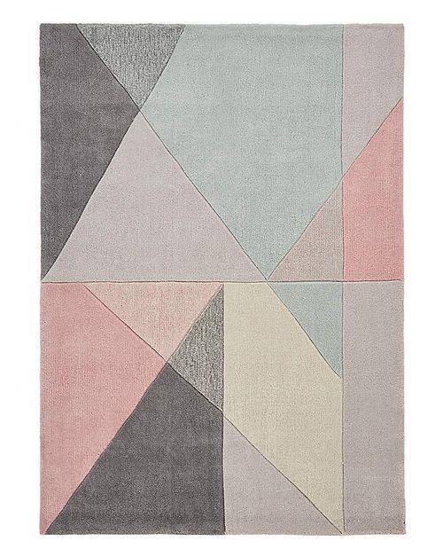 Trio Triangles Hand Tufted Rug