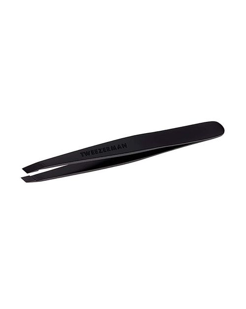 Black Matte Slant Tweezer