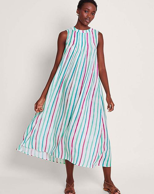 Monsoon Sally Stripe Dress