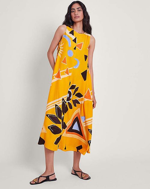 Monsoon Amanda Print Dress