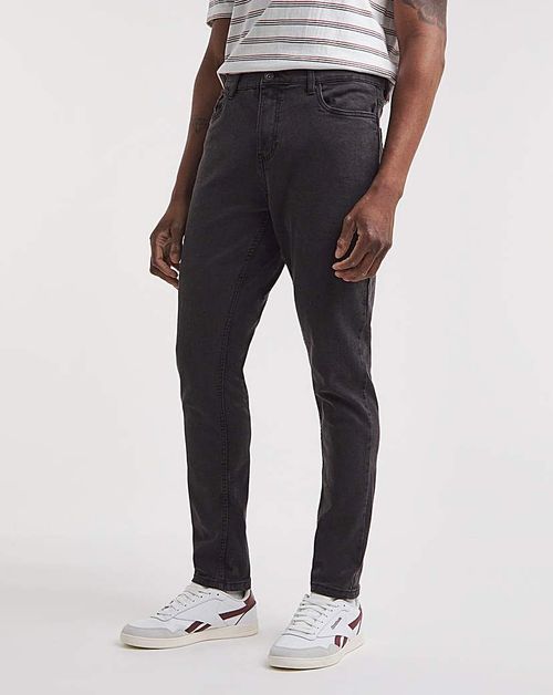 Blackwash Tapered Fit Stretch...