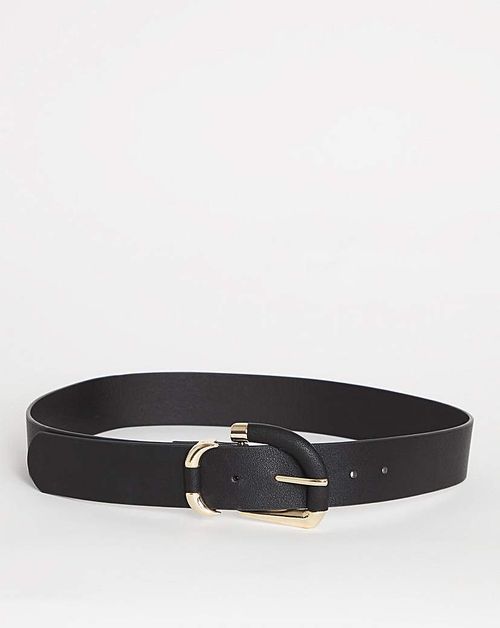 Gold Trim Buckle Belt