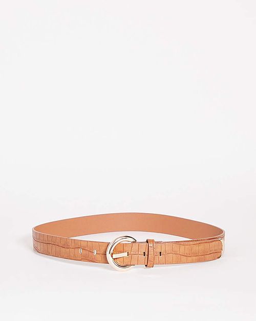 Croc Metal Tipped Belt