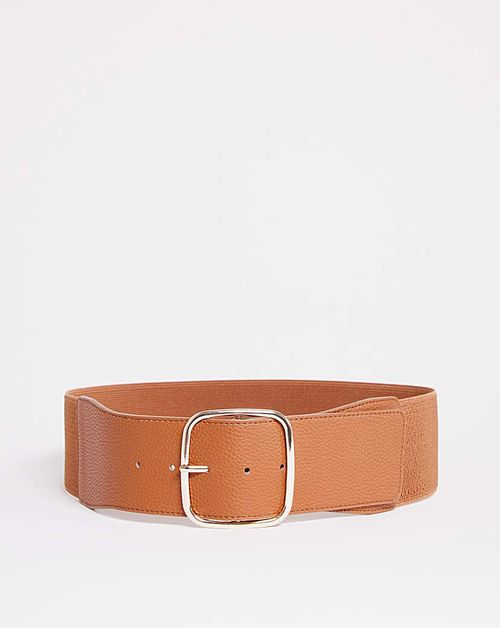 Wide Waist Buckle Belt