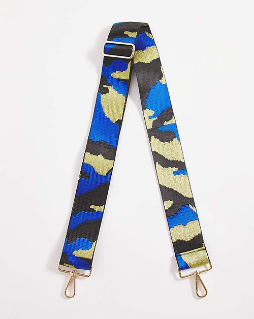 Blue Camo Bag Strap