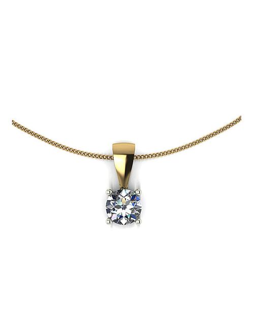 9ct Gold 0.50ct Moissanite...