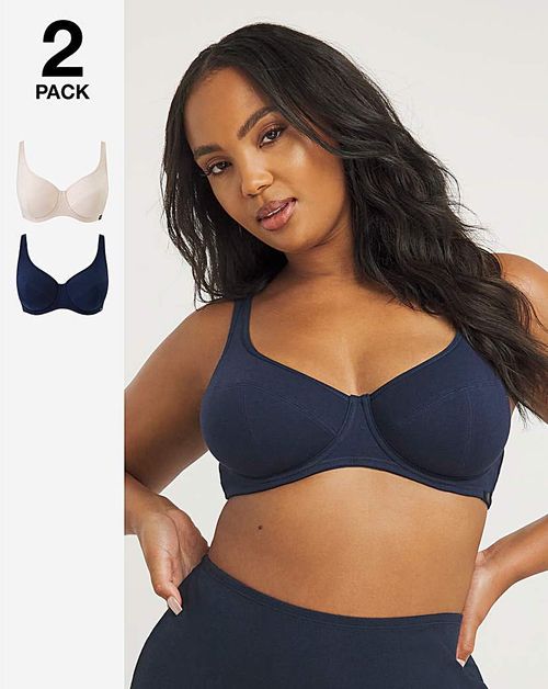 2 Pack Laura Full Cup Bras