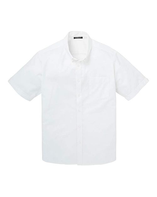 White Short Sleeve Oxford...