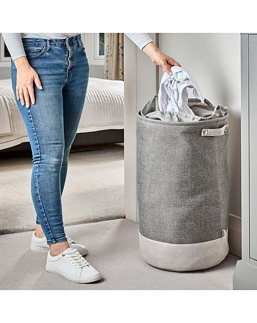 Minky 94L Round Laundry Hamper