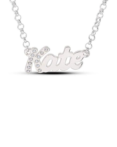 Silver Cubic Zirconia Name...