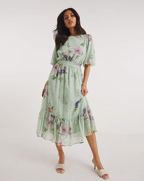 Joanna Hope Dobby Maxi Dress