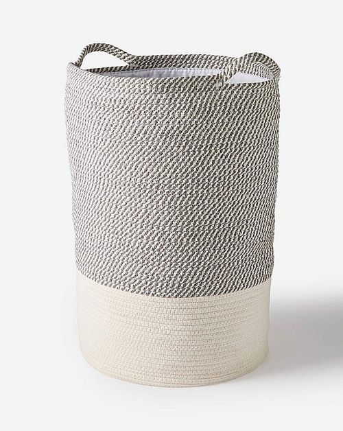 Grey Cotton Rope Laundry...