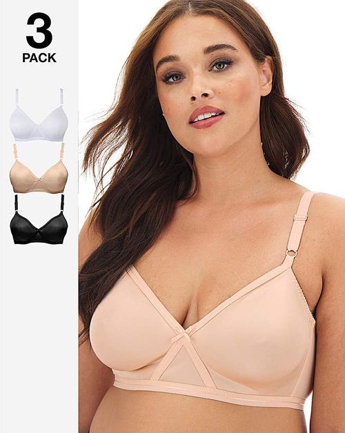 2 Pack Slimma Cotton Full Cup Bras