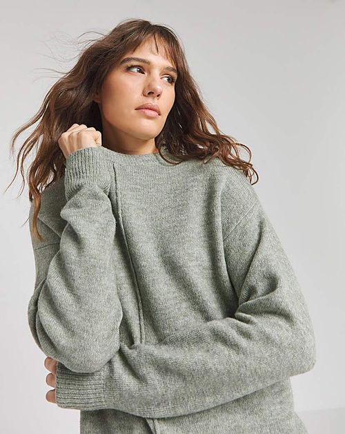 Sage Crew Neck Jumper