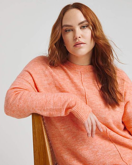 Apricot Crew Neck Jumper