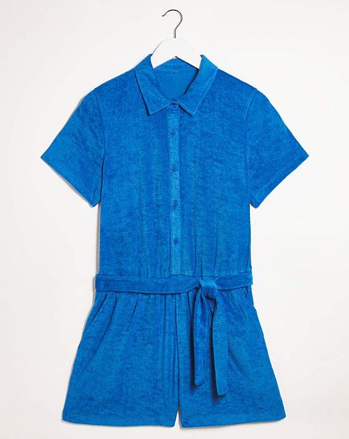 Cotton Towelling Playsuit