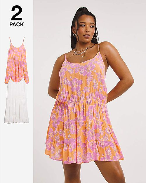 Value 2 Pack Beach Dresses