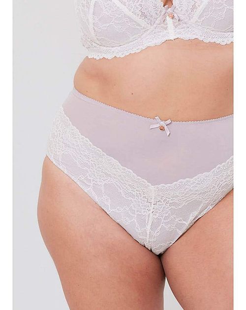 Oola Tonal Lace High Waist...