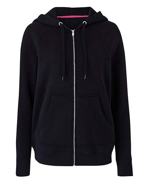 Black Zip Hoodie