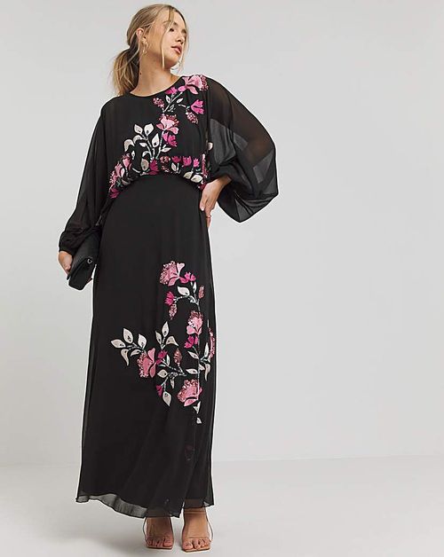 Maya Curve Evelyn Maxi Dress