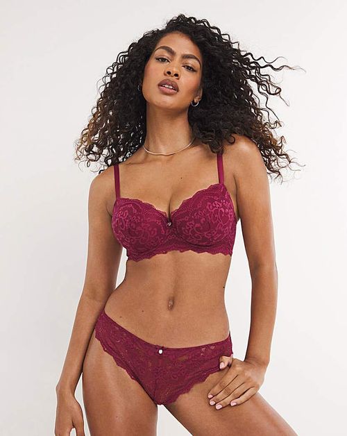 Boux Avenue Leah Balcony Bra Strawberry