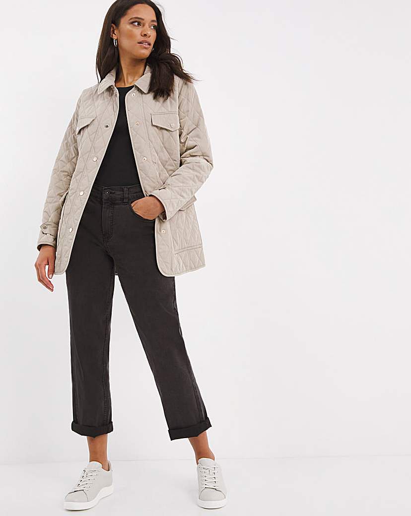 Dannimac longline quilted jacket sale