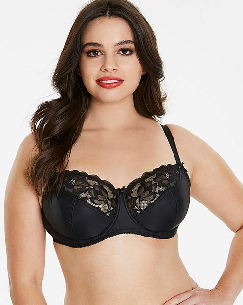 Figleaves Opal Lace Padded Balcony Bra