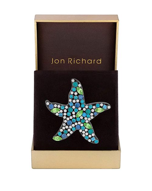 Jon Richard Starfish Brooch -...