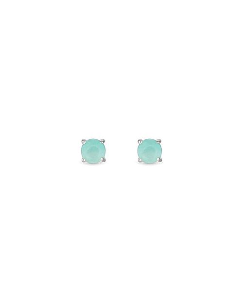 Simply Silver Amazonite Stud...